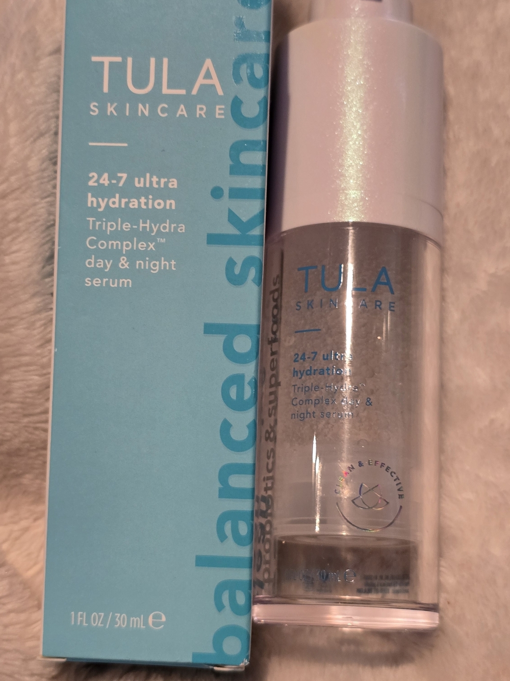 Tula Skincare 24-7 Ultra Hydration Serum - NEW 30ML